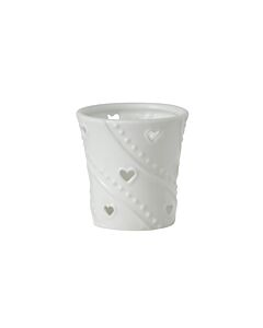 Yankee Candle White Hearts Votive Holder